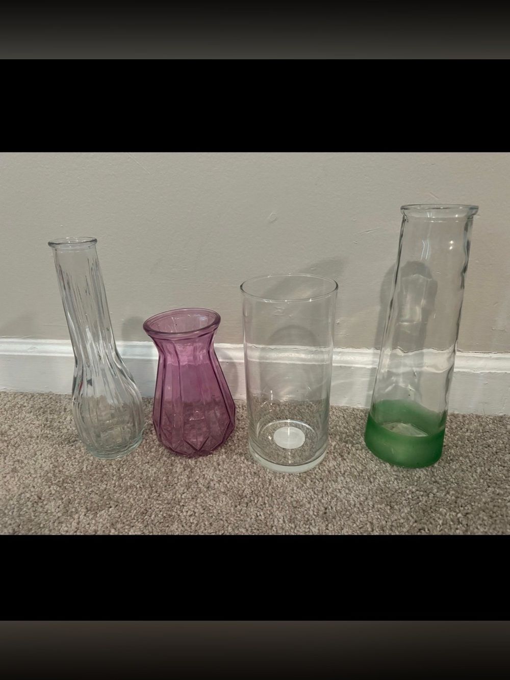 Glass Flower Vases Bundle